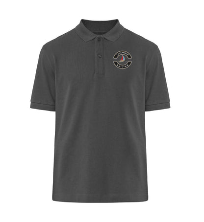 Luxurious Sailing - maritimes Unisex Premium Polo Shirt Bio Baumwolle anthrazit