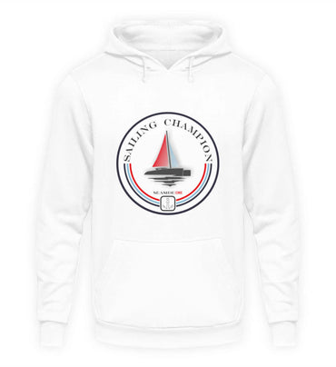 maritime Kleidung Sailing Champion - Basic Unisex Hoodie Farbe: Arctic White