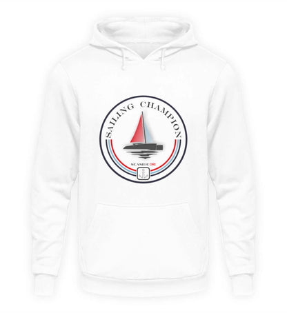 maritime Kleidung Sailing Champion - Basic Unisex Hoodie Farbe: Arctic White