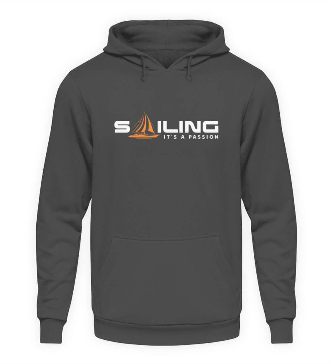Maritime Mode Sailing Passion - Basic Unisex Hoodie Farbe: Steel Grey (Solid)