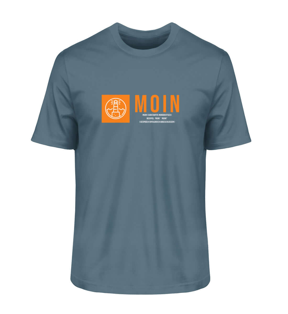 Maritime Kleidung Moin Leuchtturm - Herren Premium Bio T-Shirt Farbe: Stargazer