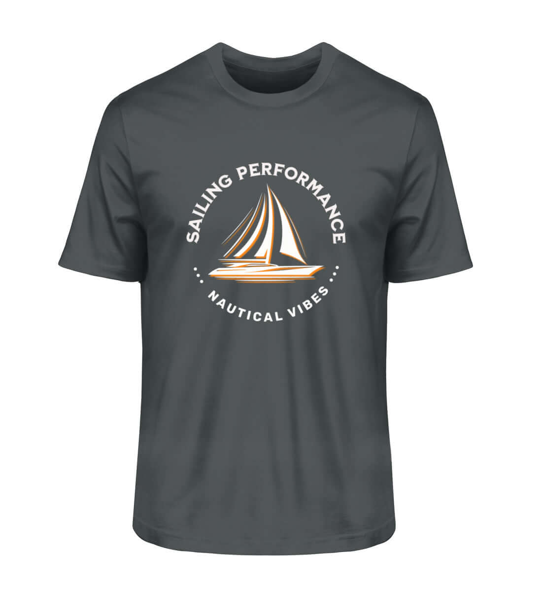 Maritime Mode Sailing Vibes - Herren Bio Premium T-Shirt Farbe: India Ink Grey