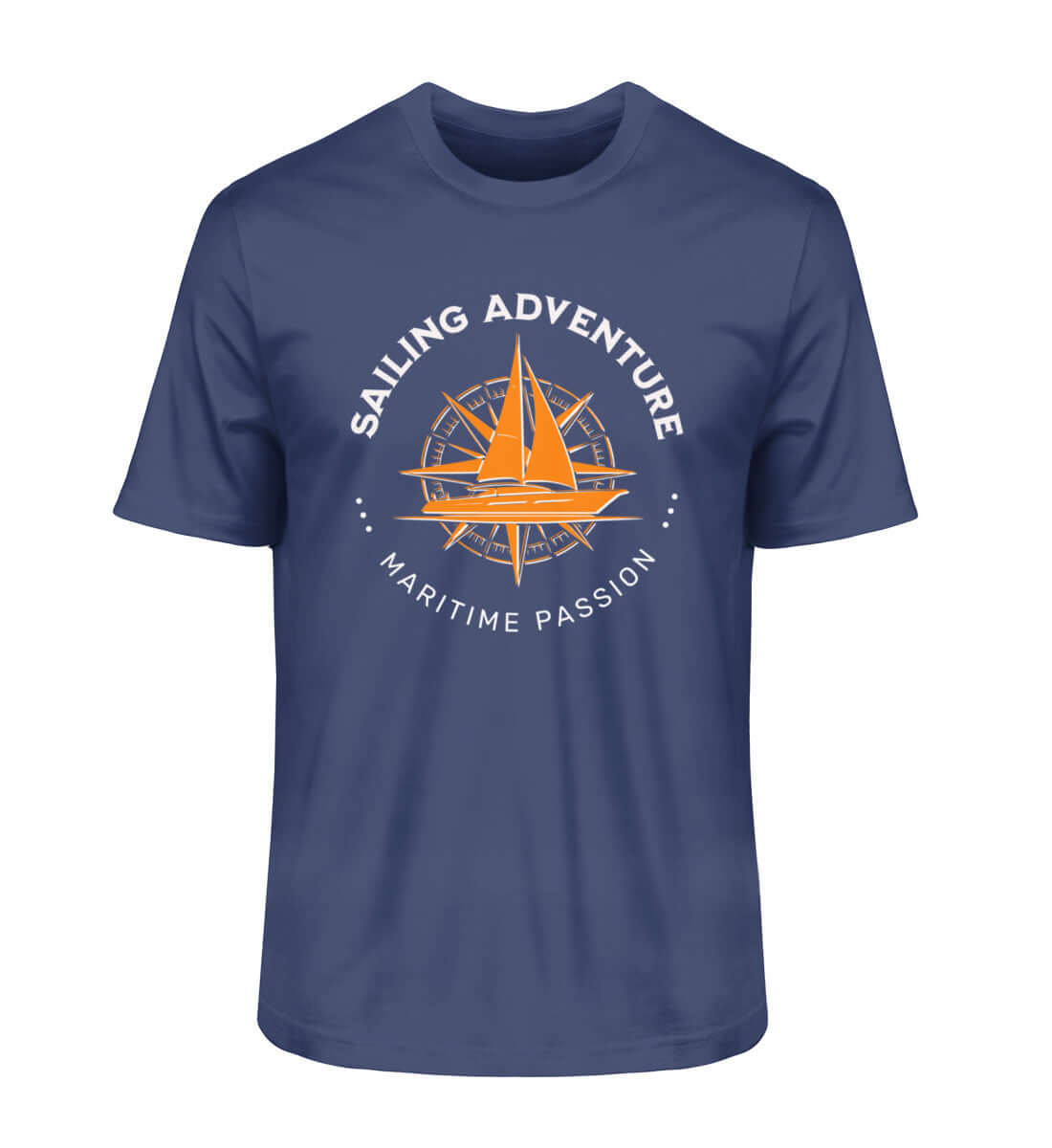 Maritime Mode Sailing Adventure - Herren Bio Premium Organic T-Shirt Farbe: French Navy